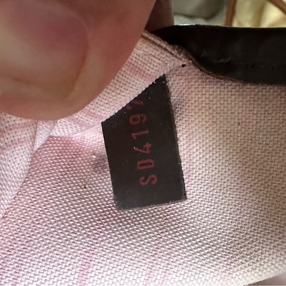 Louis Vuitton Neverful Damier Ebene Rose Ballerine MM - Picture 10 of 11